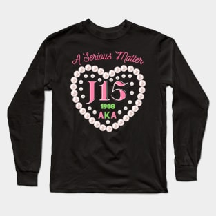 A Serious Matter Pearl Heart J15 Founder's Day AKA Long Sleeve T-Shirt